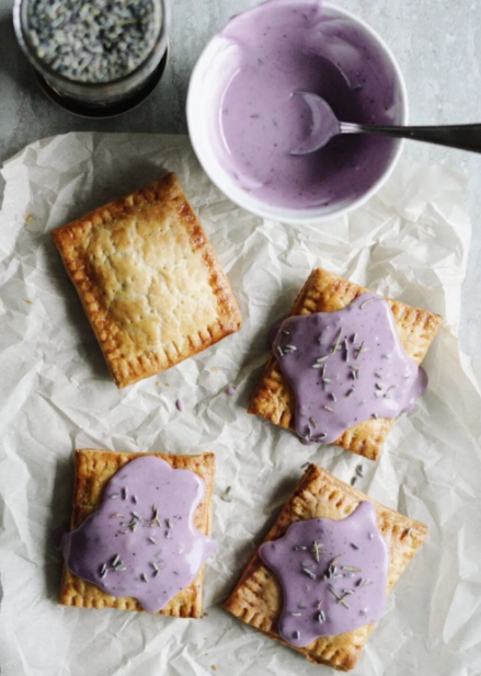 blueberry lavender pop tarts