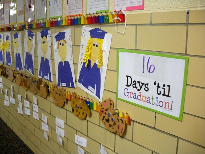 Countdown to Graduation Sign that says 16 Days 'til Graduation!