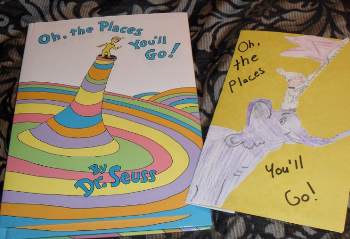 Oh. The Places You'll Go by Dr. Seuss book graduation cards