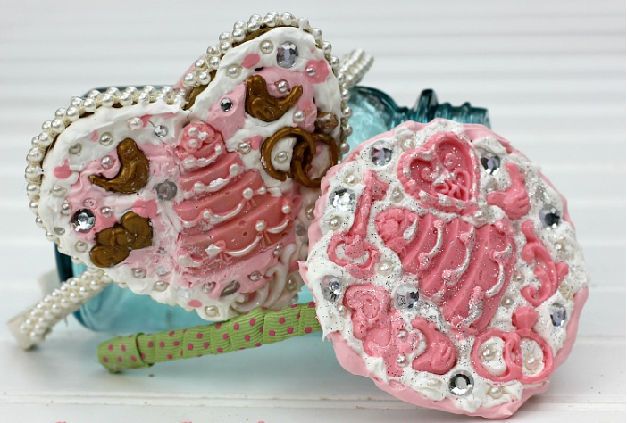 decoden wedding cake decorated headband
