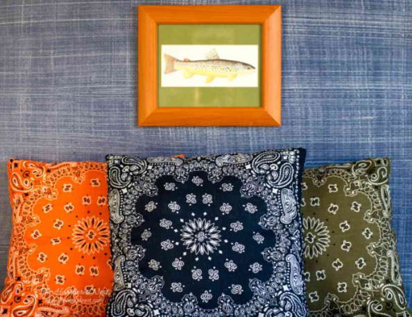 DIY Dollar Store Bandana Pillow Easy and Inexpensive Craft Project