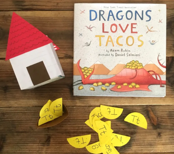 DRAGONS LOVE TACOS CRAFT – HOUSE AND TACOS Craft For Kids