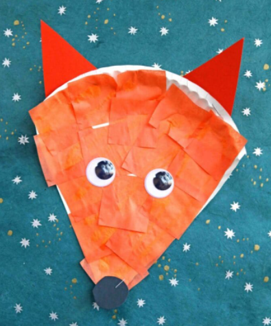 Dr Seuss Inspired – Paper Plate Fox Craft For Kids