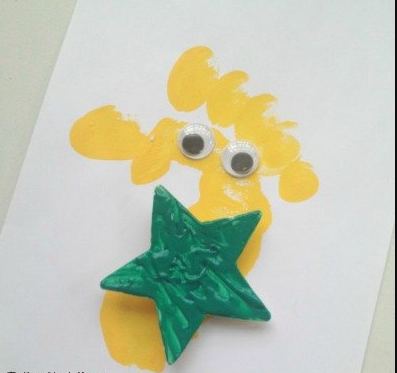 Dr. Seuss Sneetches Foot Print Fun Easy Craft for Kids