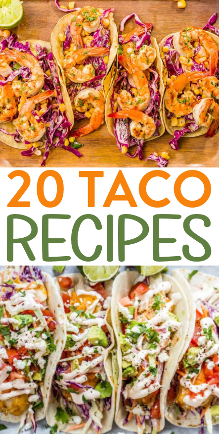 20 Taco Recipes You're Going to Love Roundups
