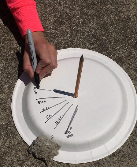 Paper plate sundial a solar STEM activity