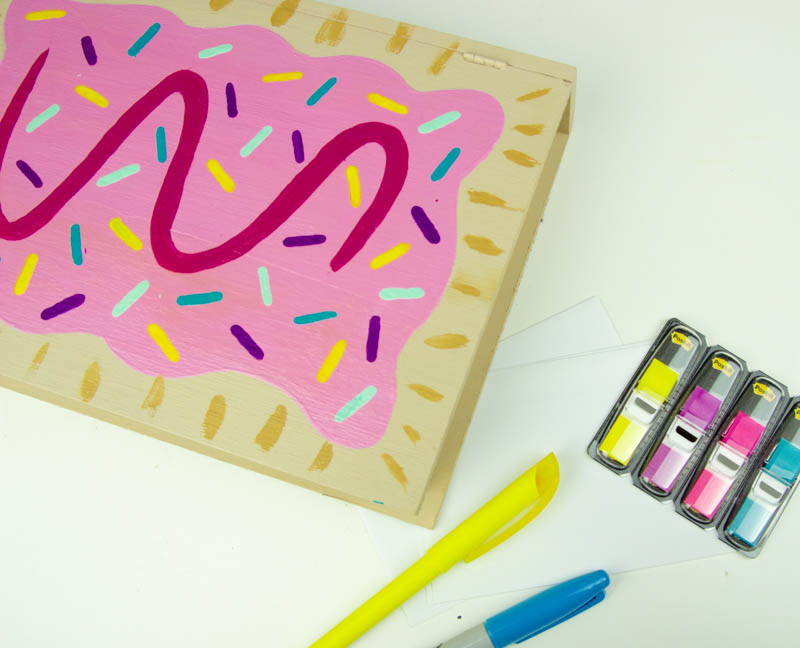 DIY TEEN CRAFT IDEA – POP TART STORAGE BOX 