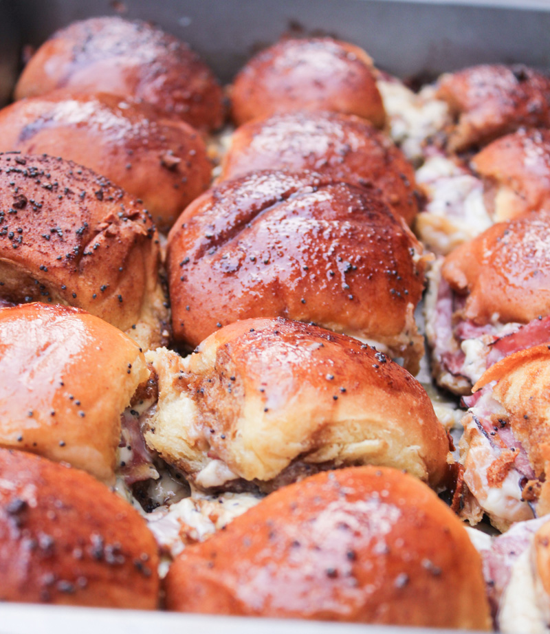 Melt in your mouth saucy Roast Beef and Swiss Sliders 