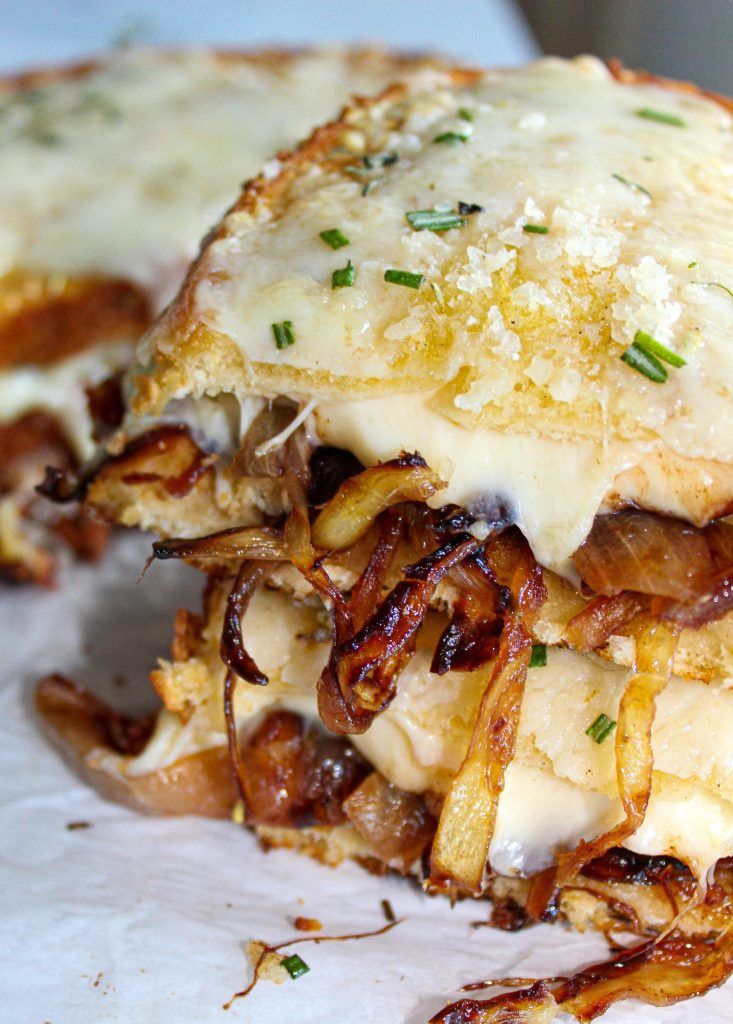 French Onion Grilled Cheese With Pinch Of Cinnamon Is A Delicious Recipe