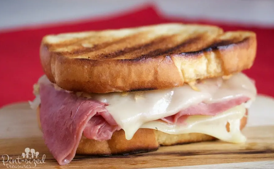 Reuben Sandwich Is An Easy To Prepare Grilled and Smothered with Melted Cheese