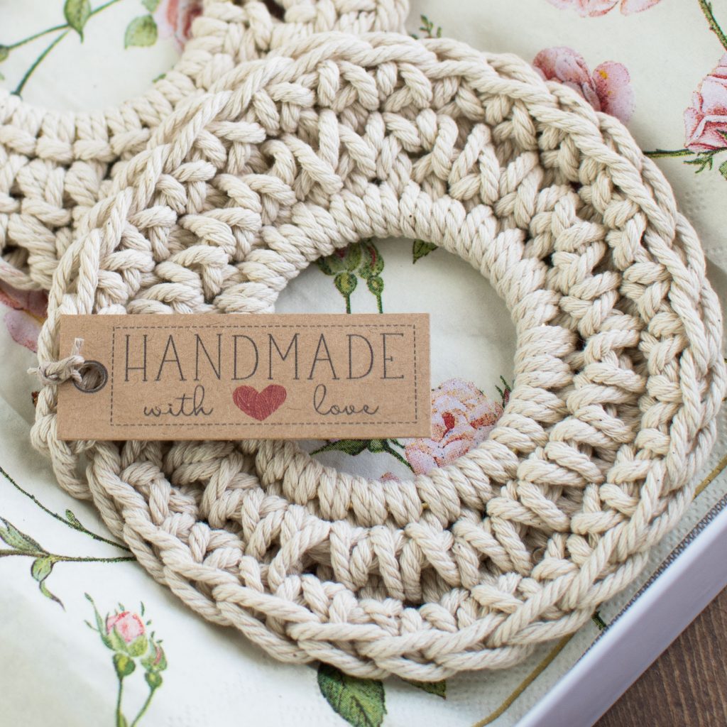 Cute Single Crochet Coaster Stitch perfect for beginners