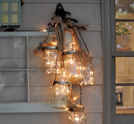 DIY Mason Jar Light Bright Christmas Decor 