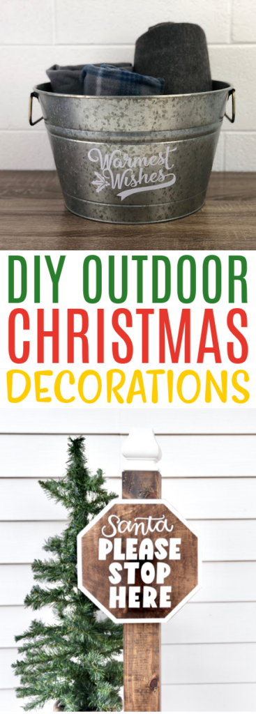 DIY Outdoor Christmas Decorations Roundups