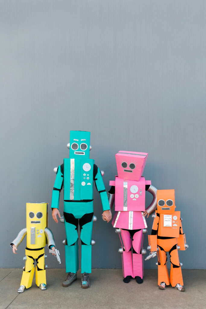 DIY ROBOT FAMILY COSTUME