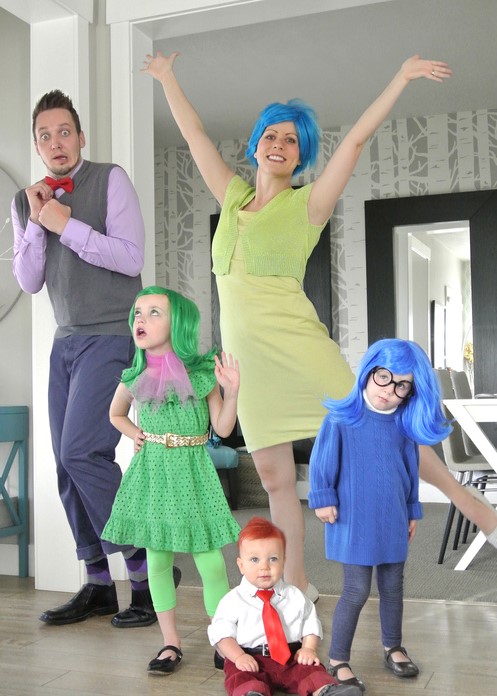 Inside Out Family Costume