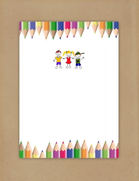 Coloring Book With Family Photos for kids