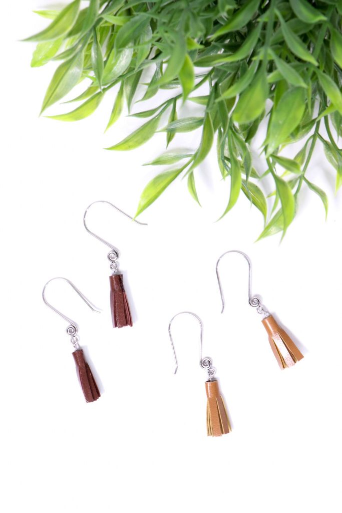 DIY tassel earrings fun and easy to make accessory for use or gifts for girls
