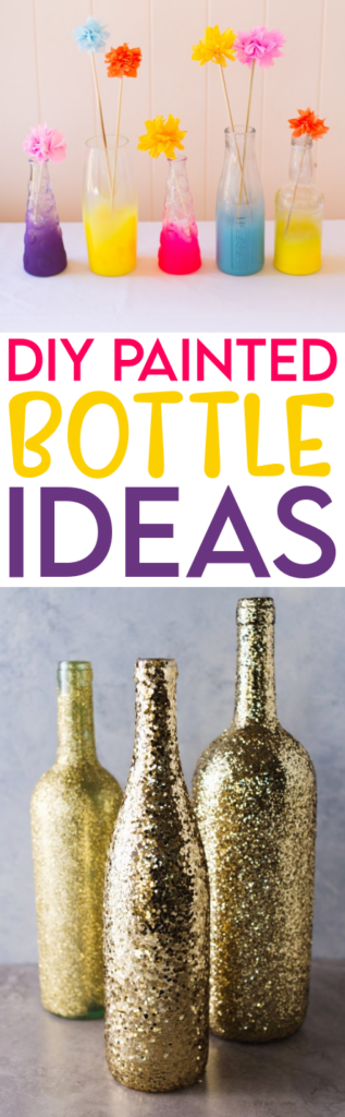 DIY Painted Bottle Ideas roundups
