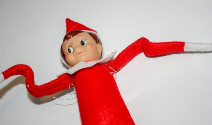 elf on the shelf bendable north pole visitor