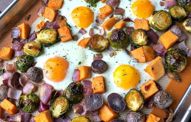 Easy To Make And Delicious Sheet Pan Sweet Potato Breakfast Hash Recipe