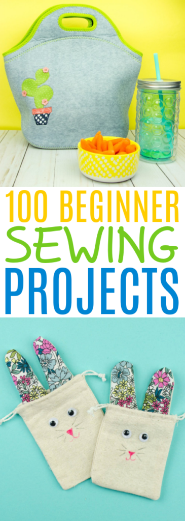 100 Beginner Sewing Projects Roundup