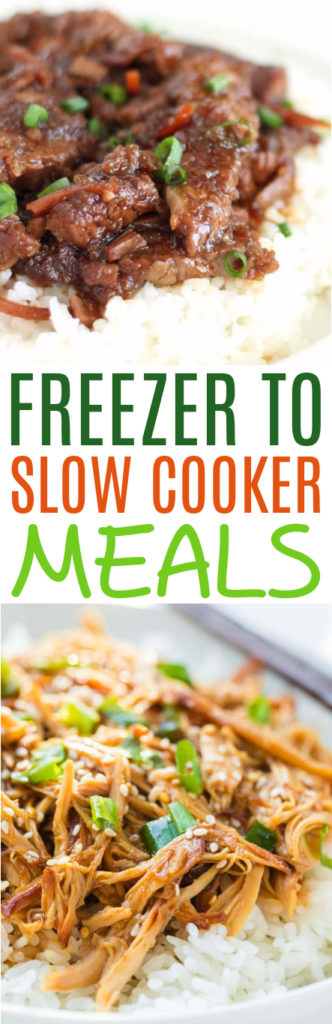 Freezer to Slow Cooker Meals Roundups