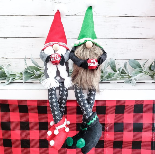 Cute DIY Dollar Tree Sock Gnomes with Arms and Legs