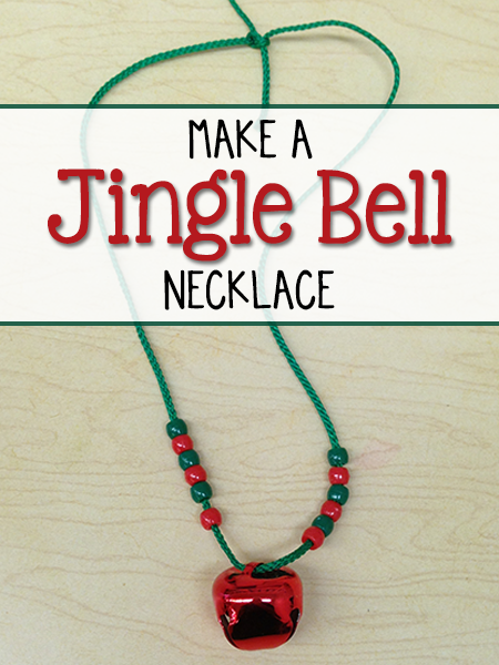 Jingle Bell Necklace Craft for Christmas Gift