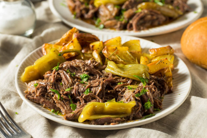 BEST EVER MISSISSIPPI POT ROAST favorite and easy to make dinner for the family