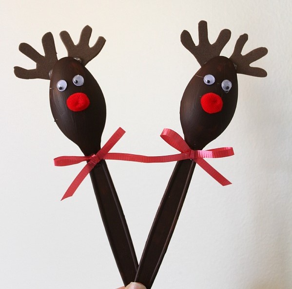 RUDOLPH THE SPOON REINDEER HO-HO-HOLIDAY CRAFTS FOR KIDS