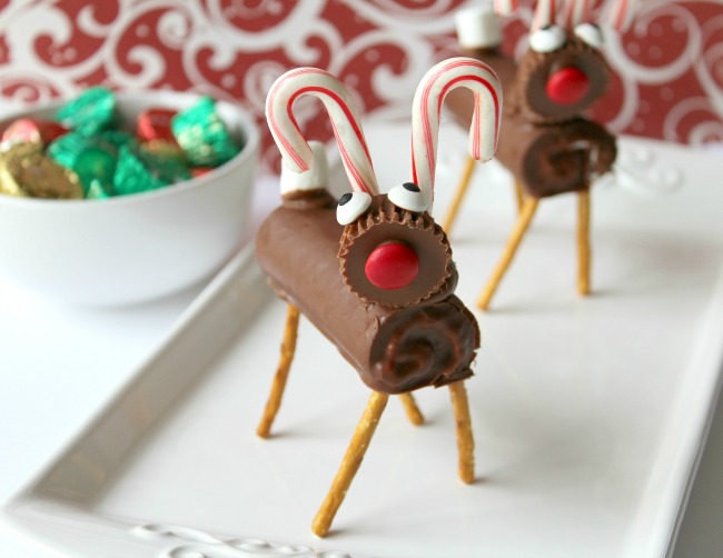 Santa’s Reindeer Candy Fun Treats Simple and Quick Christmas Craft