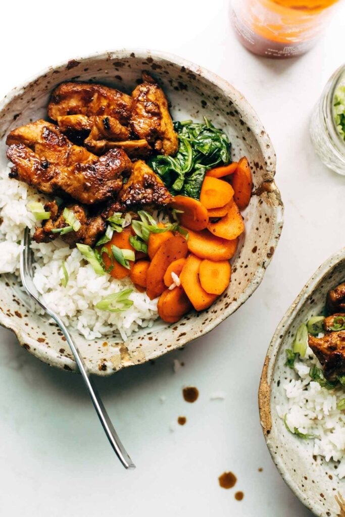 5 Ingredient Spicy Pork recipe serve with stir-fry it with some veggies and burritos