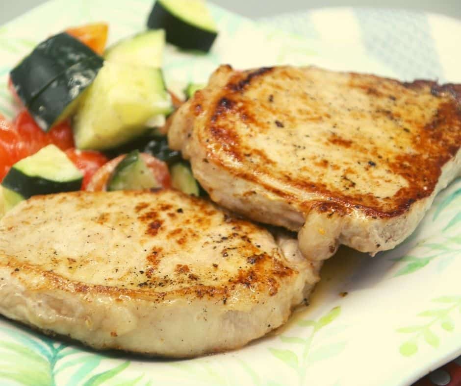 Blackstone Grilled Pork chops
