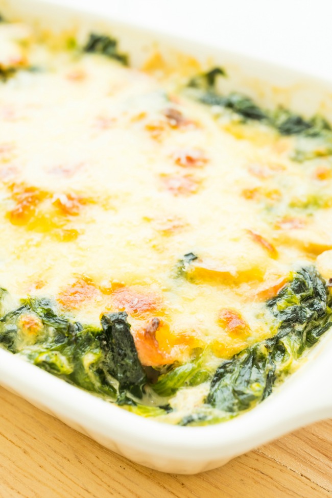A delicious chicken lasagna recipe made with chicken, cheese, spinach, and a white sauce that is to die for. 