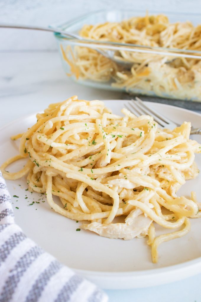 Rotisserie Chicken Spaghetti
