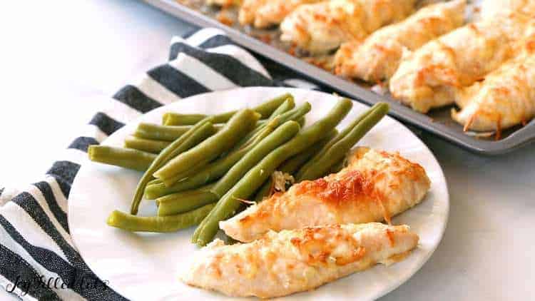 Garlic Parmesan Chicken Tenders Recipe with 5 ingredients and 5 minutes to make delicious recipe