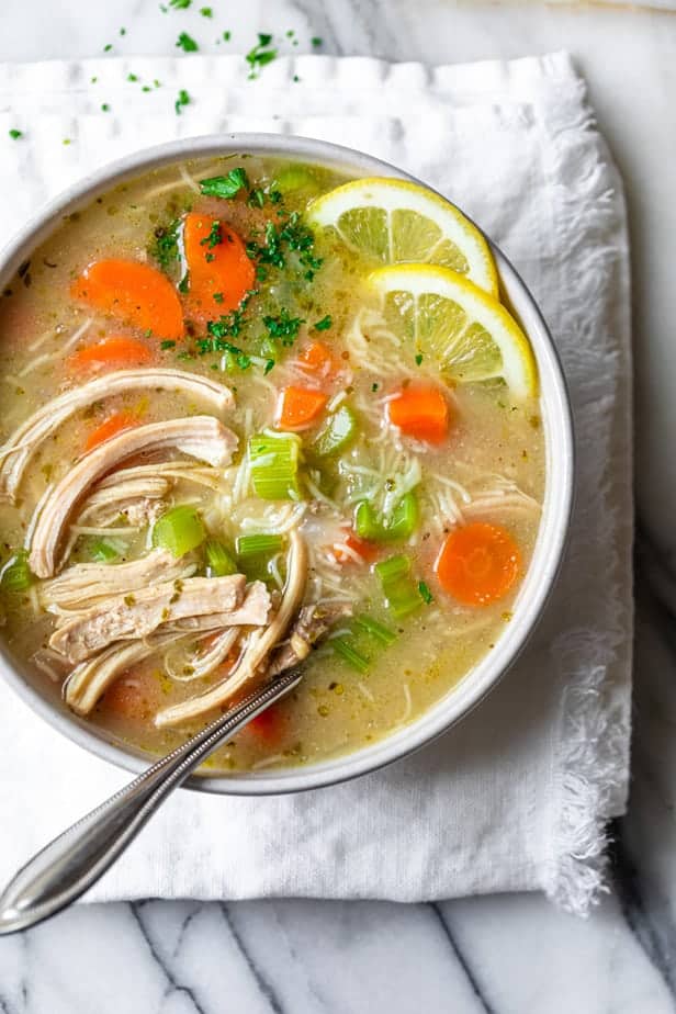 Easy Chicken Noodle Soup Recipe a healthy dish for the winter