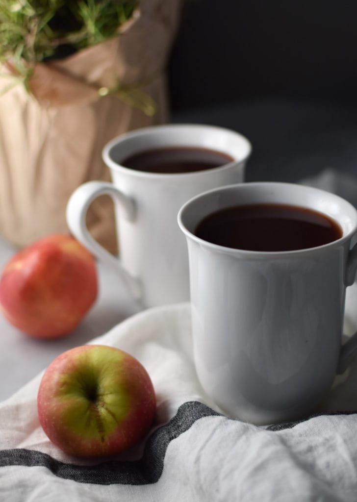 warn and cozy winter wassail drink