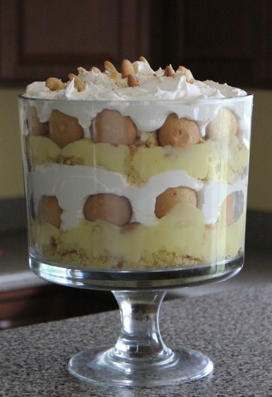delicious banana pudding trifle