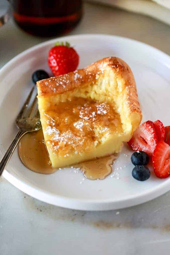 German Pancakes six simple ingredients and five minutes to prepare breakfast recipe