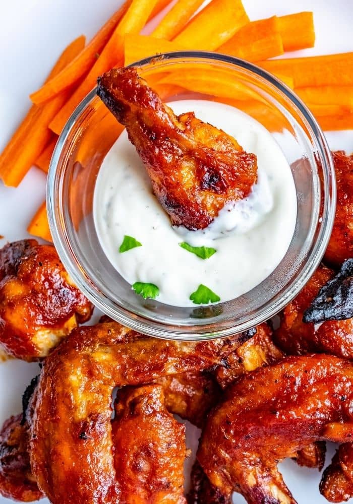 EASY BAKED BBQ CHICKEN WINGS DELICIOUS FINGER FOOD RECIPE FOR KIDS