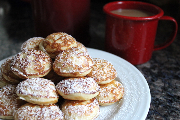 Delicious Poffertjes is a tiny Dutch pancakes 