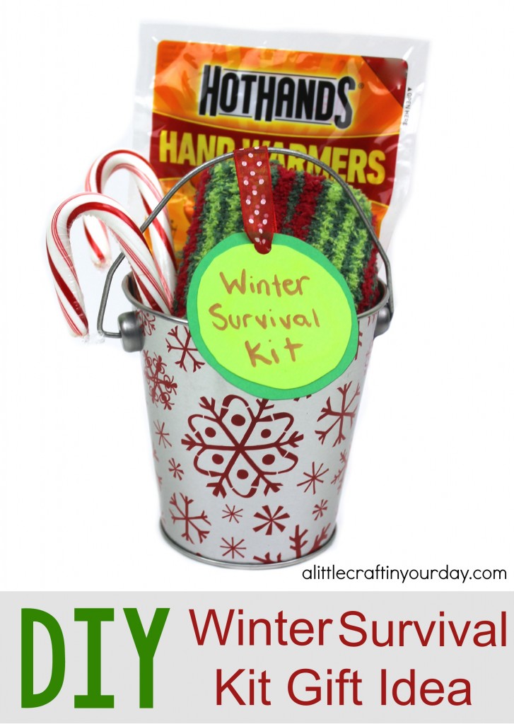 DIY Winter Survival Kit a perfect gift for anyone who has to spend time outside