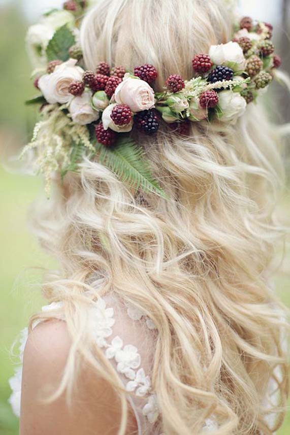 A gorgeous flower crown
