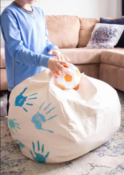 Fun and Easy to Sew DIY Storage Ottoman