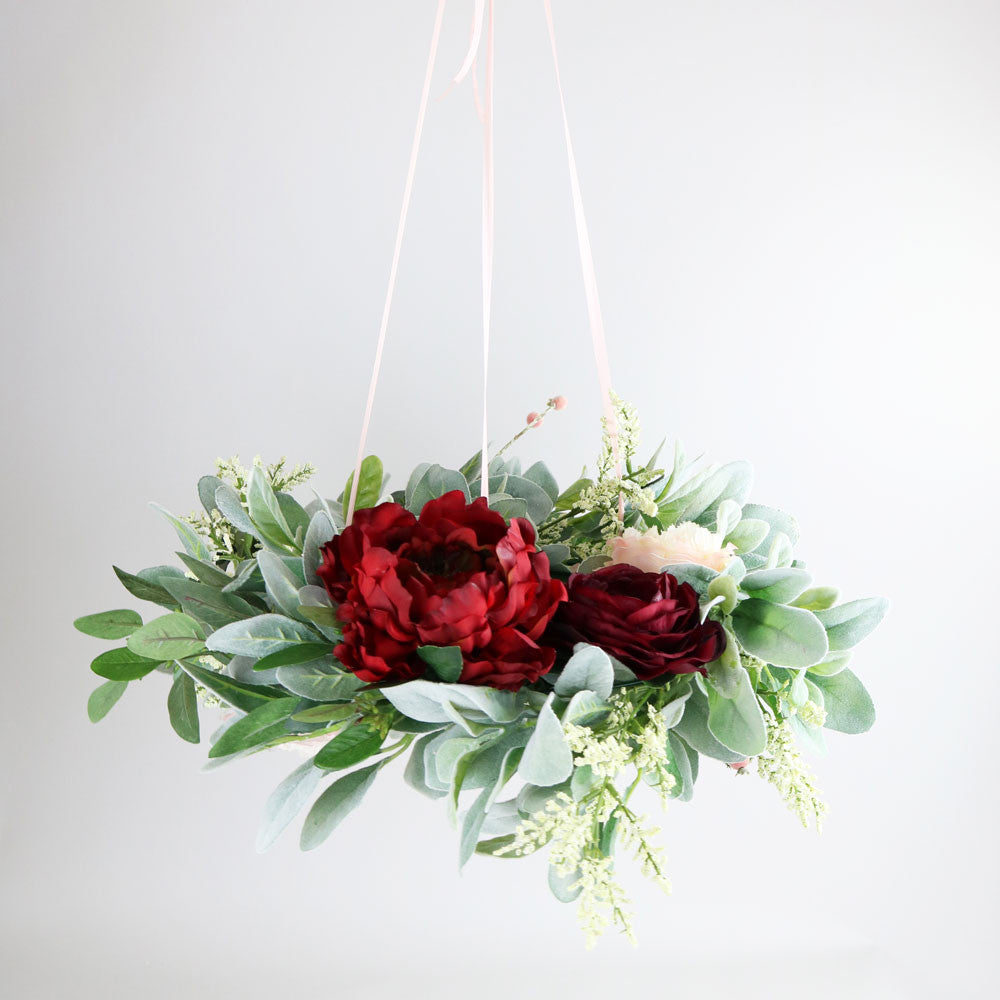 A beautiful floral chandelier a perfect hanging centerpiece