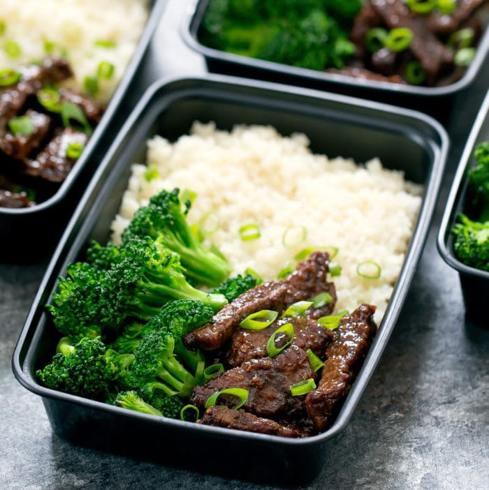 Easy Mongolian Beef perfect for your weekly meal prep