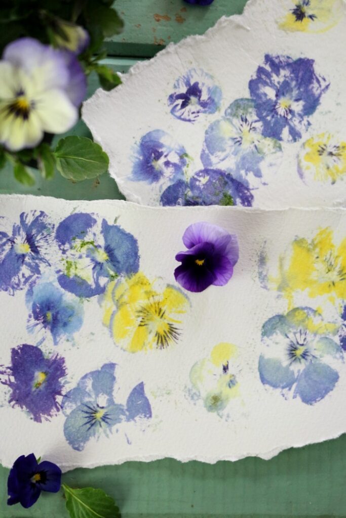 Beautiful pressed flower prints