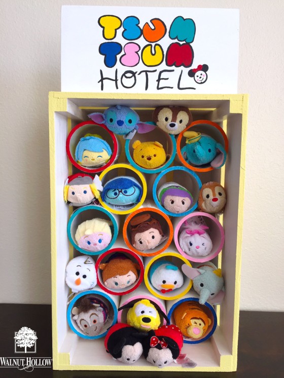 Tsum Tsum Hotel Rustic Crate Toy Storage For Kids