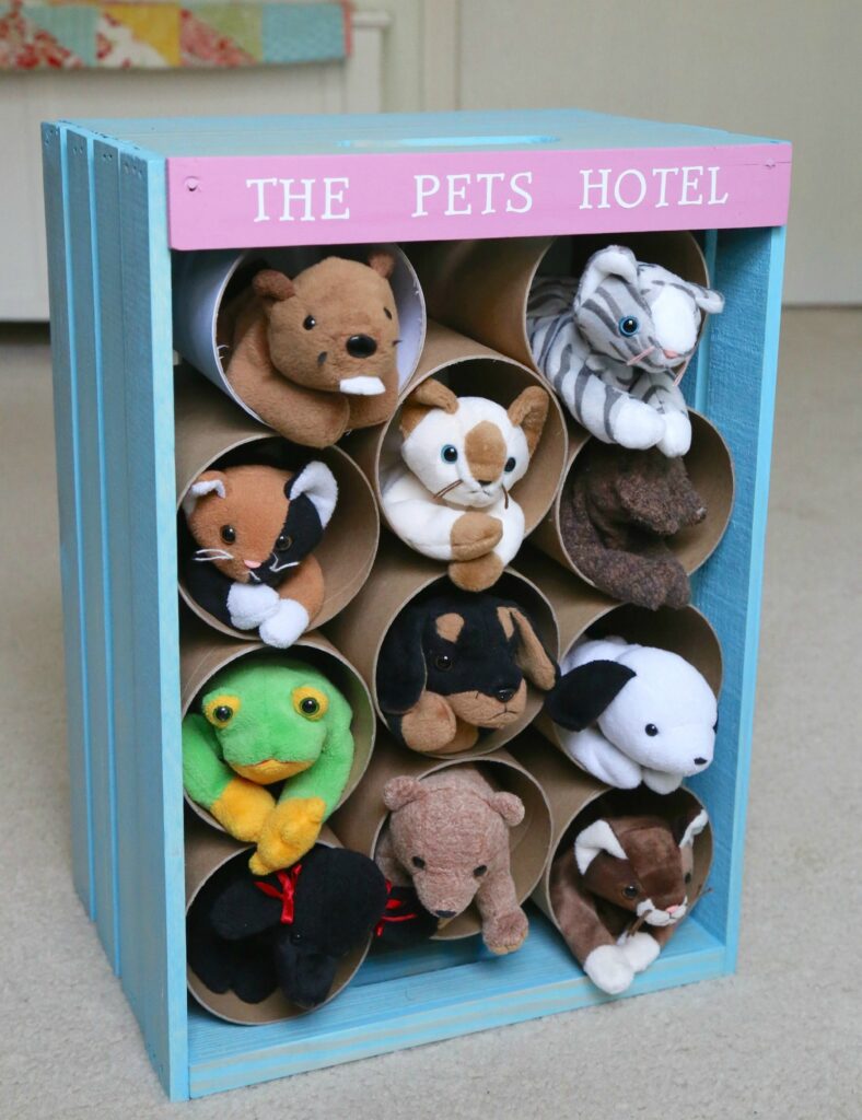 Wooden Crate Toy Storage For Kids
